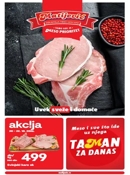 Matijević katalog - Tamo gde je meso prioritet