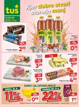Tuš katalog - Kjer dobre stvari stanejo manj