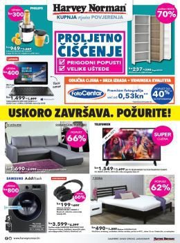 Harvey Norman katalog - Proljetno čišćenje - uskoro završava. požurite ...