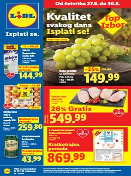 Lidl katalog - Isplati se