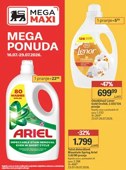 Mega Maxi katalog - Mega ponuda