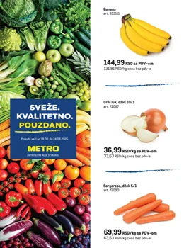 Metro katalog - Sveže. Kvalitetno. Pouzdano.