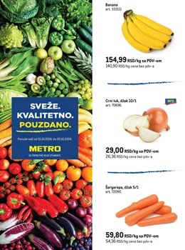 Metro katalog - Sveže. Kvalitetno. Pouzdano.