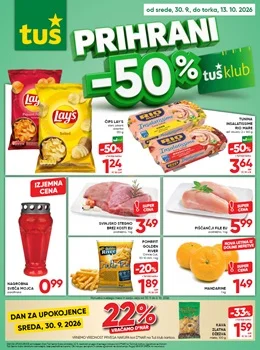 Tuš katalog - Prihrani -50%