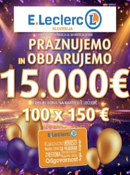 E.Leclerc katalog - Praznujemo in obdarujemo