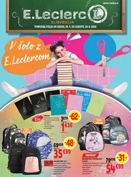 E.Leclerc katalog - V šolo