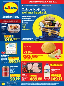 Lidl katalog - Isplati se