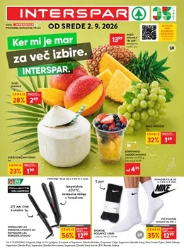 Spar katalog - Ker mi je mar za več izbire.
