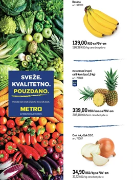Metro katalog - Sveže. Kvalitetno. Pouzdano.