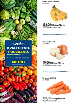 Metro katalog - Sveže. Kvalitetno. Pouzdano.