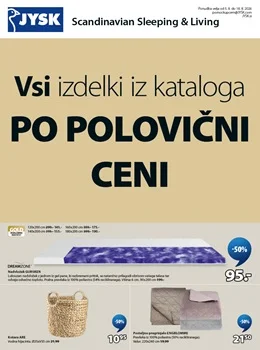 JYSK katalog - Po polovični ceni