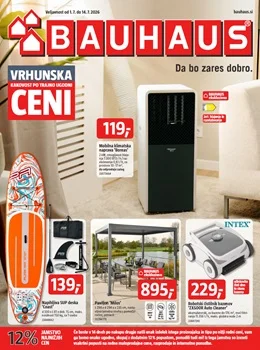 Bauhaus katalog - Vrhunska kakovost po trajno ugodni ceni