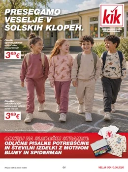 KIK katalog - Presegamo veselje v šolskih klopeh