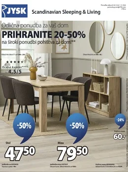 JYSK katalog - Odlična ponudba za vaš dom