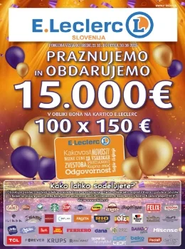 E.Leclerc katalog - Praznujemo in obdarujemo