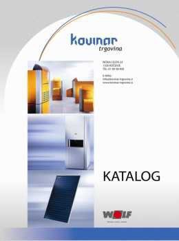 Kovinar katalog - Ogrevalni kotli