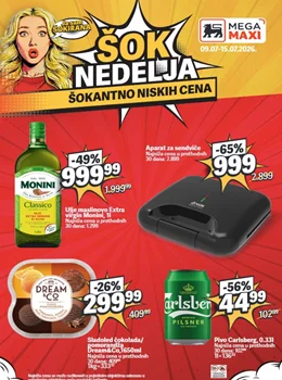 Mega Maxi katalog - Šok nedelja