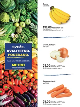 Metro katalog - Sveže. Kvalitetno. Pouzdano.