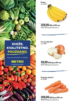 Metro katalog - Sveže. Kvalitetno. Pouzdano.