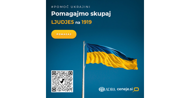 Nasvet: Ceneje.si in Adra pomagata Ukrajini - pomagaj še ti!