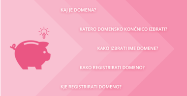Nasvet: Registracija domene