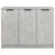 Komoda siva boja betona 90,5x30x70 cm od konstruiranog drva