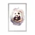 Plakat zasanjana panda - 20x30 silver