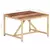 Greatstore Stranska mizica 60x60x40 cm trden palisander