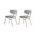 Hanah Home Set trpezarijskih stolica Nancy , 2 komada, Svetlosivi