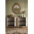Hanah Home komoda Ilay 150, 150 cm, antracit / travertin / zlatna