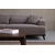 Atelier del Sofa Dvosed Jaguar 2, 200 x 100 x 75 cm, Sivi