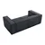 Temno modra usnjena sedežna garnitura 212 cm Madame – Windsor & Co Sofas