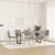 Vidaxl Jedilni stoli 6 kosov Cloud Grey Fabric