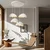 BRILAGI - Luster na sajli WABI SABI 4xE27/60W/230V bela