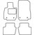 Textile car mats Mazda CX-3 2015-