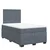 Vidaxl Box spring postelja z vzmetnico temno siv 120x190 cm žamet