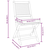 Sklopiva stolica s jastukom 4 pcs Siva 49 x 57,5 x 92 cm