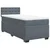 vidaXL Box spring postelja z vzmetnico temno siv 90x190 cm žamet