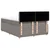 Vidaxl Box spring postelja z vzmetnico taupe 140x200 cm blago