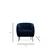 Atelier del Sofa Fotelja Eses 82x82x70cm Plava