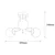 OPVIQ Luster Daisy 147 AV3, Metalni, Crni