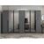 Hanah Home ormar sa reflektujućim staklom Nisa 20599, 315 cm, antracit