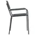 Vrtne stolice 2 pcs Antracit 51 x 55 x 81 cm Čelik