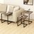Decortie Pomožne mize Nesting Table - Ege - Walnut Kostanjeva