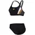 Arena threefold two pieces black/asphalt/white xl - uk38