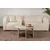 Hanah Home Klub sto Moira, O90x41cm, Bež