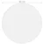 Zaštita za stol mat O 80 cm 1,6 mm PVC