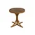 Hanah Home pomoćni sto Hilton 60, 60 cm, orah