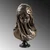 Aberto Design Dekorativna figura Woman With Veil, Bronzane boje