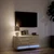 Zidni TV ormarić s LED svjetlima boja hrasta sonome 80x31x38 cm